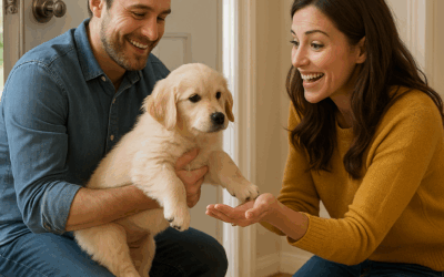 L’arrivée du chiot  